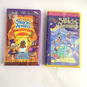 Stickin' Around VHS A Magical Adventure & Bubbling Feeling Canada Nelvana Family